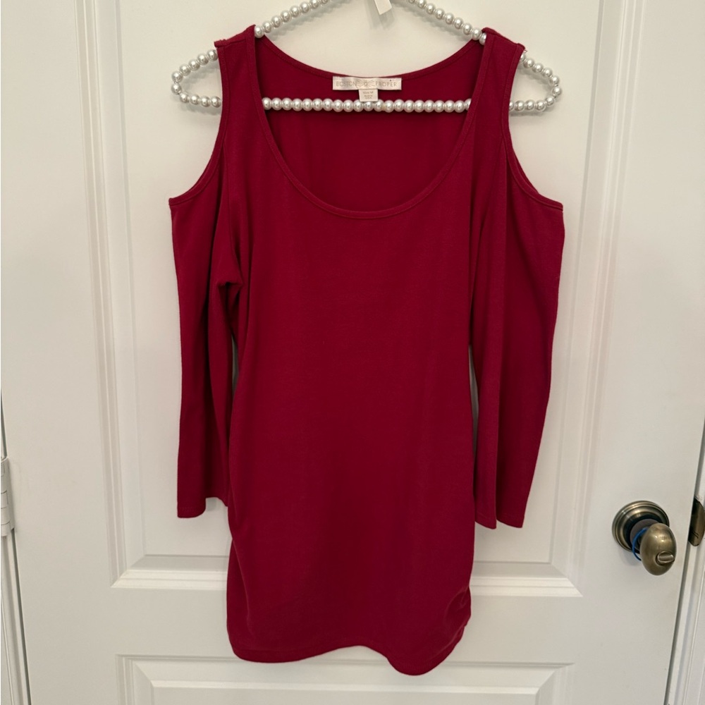 Cold shoulder shirt